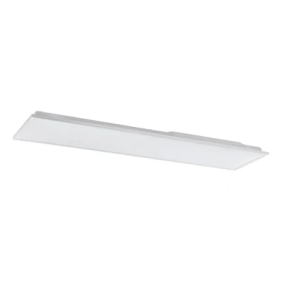 Image de Eglo connect.z Panneau LED connecté Herrora Z, luminaire plafonnier 120 cm, lampe de plafond intelligente ZigBee contrôlable par appli et commande vocale, blanc chaud froid, dimmable