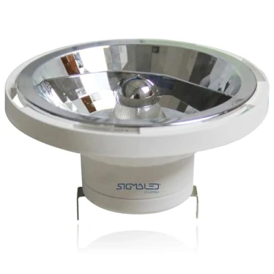 Image de SIGMALED LIGTHING SPOT LED AR111 G53 14W (équivalent 110W halogène) 1000 lumens Blanc Chaud 3000K 12V DC/AC Ampoule