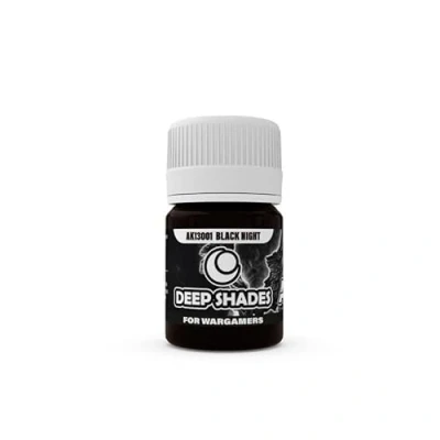 Image de Ak+Interactive+Pot+de+Deep+Shade+ +Black+Night+%2830+ml%29