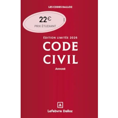 Image de Code civil 2026 annoté. Édition limitée. 125e éd. limitée