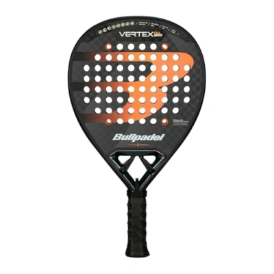 Image de Bullpadel Vertex 04 Hybrid 25 Non Cordée 370G Raquette De Padel Gris Foncé Orange