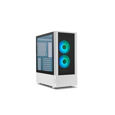 Image de NOX XTREME PRODUCTS HUMMER NEMESIS Micro ATX; ATX mi tour, verre trempé avant et latéral, ventilateurs infinis LED ARGB, jusqu&#039;à 8 ventilateurs, grands graphiques, USB 3.0, blanc