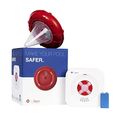 Image de Lifebuoy Système d’Alarme de Piscine Détecteur Mouvement Alarme Smart contrôlée par Application. Puissantes alarmes retentissantes Bord la et à l&#039;intérieur