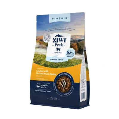 Image de Ziwi Peak Steam &amp; Dried nourriture pour chiens Poulet 1,5 kg