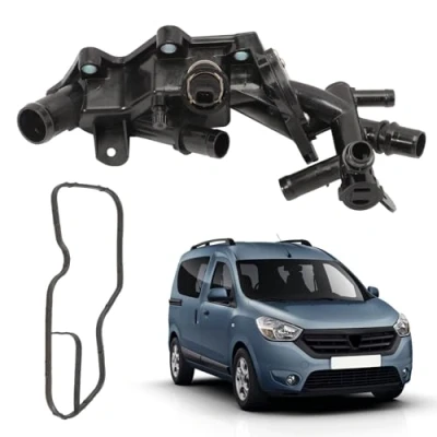 Image de Taesayl Boîtier de thermostat d&#039;eau avec joint compatible Captur Clio Kadjar Kangoo Megane Scenic Thalia Twingo Dacia Logan Lodgy Duster Dokker Sandero Micra 110608635R