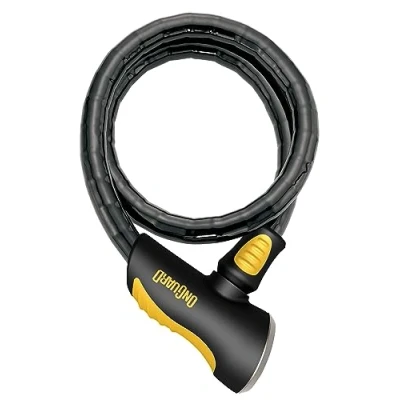 Image de SISTEMA Onguard Rottweiler Antivol Noir (Noir/Jaune) 100 cm x 20 mm