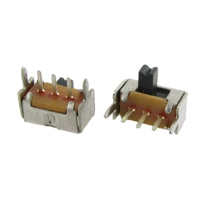 Image de sourcing map 50 pcs on/on 2 position 3 pin 1p2t Spdt Panneau PCB Mini interrupteur à glissière angle droit