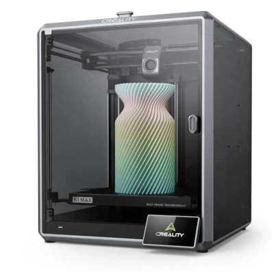 Image de Creality Official K1 Max 2024 Nouvelle Imprimante 3D, Haute Vitesse 600mm/s avec Mise à Niveau Automatique, Double Refroidissement, Fonction AI Intelligente, Taille d&#039;impression (300x300x300mm)