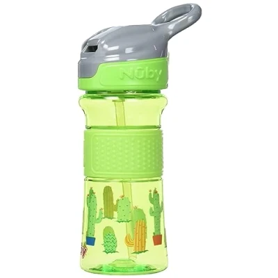 Image de Nuby Gobelet Sportif Flip It en Tritan™ Bec Souple 360ml Vert 3 Ans+