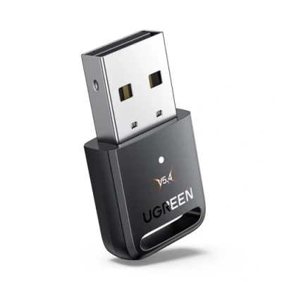 Image de UGREEN Dongle Bluetooth 5.4 Clé USB pour PC Adaptateur Faible Latence Clavier Souris Casque Manette de Jeu Enceinte Écouteurs Plug Play sous Windows 11 10 8.1