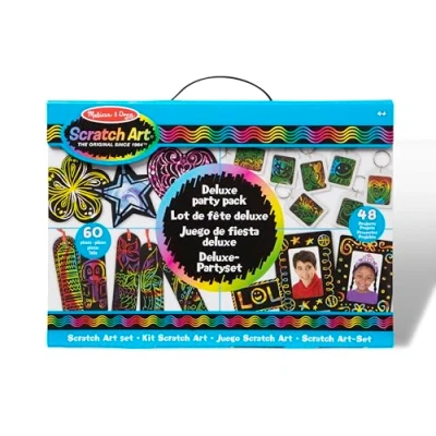Image de Melissa &amp; Doug Keychain Scratch Art, 42045, Deluxe Party