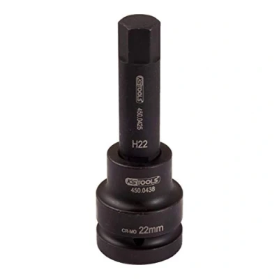 Image de KS TOOLS 450.0496 Douille à choc 145 30,0 25 (1&quot;) héxagonal intérieur