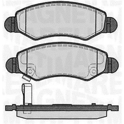 Image de MAGNETI MARELLI 363916060450 Jeu de plaquettes frein avec indicateur d&#039;usure SUZUKI: Ignis 2, Wagon R+ II 3/5 portes, I, OPEL: Agila A