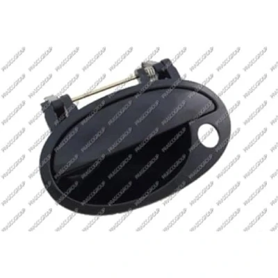 Image de PRASCO OP3508008 Poignée De Porte extérieur, avant gauche noir lisse OPEL: Corsa C 3/5 portes, Meriva A