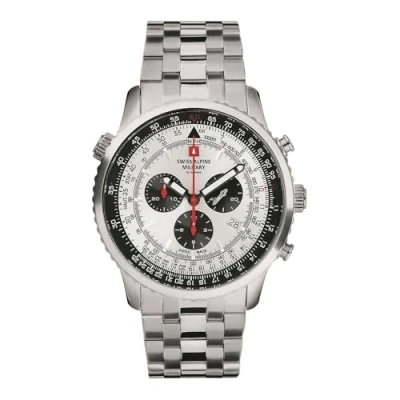 Image de Swiss Alpine Military 7078.9132 chronograaf Heren Horloge 45 mm