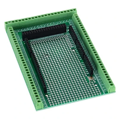 Image de Chesoon Kit de Carte Blindage Bornier à Vis Prototype, Circuit pré soudé pour Arduino MEGA 2560 R3