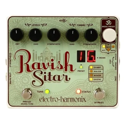 Image de electro harmonix Effet de Guitare électrique avec Synthétiseur filtre Ravish Sitar
