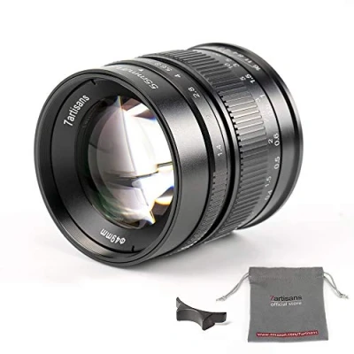 Image de 7artisans 55 mm F1.4 APS C Manuel Objectif Fixe für Fuji X Mount Caméras telles Que A1 a10 A2 a3 at M1 XM2 T1 T10 t2 t20 Pro1 pro2 E1 E2 E2s