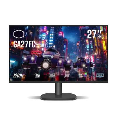 Image de Cooler Master Gaming GA27FC écran plat de PC 68,6 cm (27 ) 1920 x 1080 pixels Full HD Noir Neuf