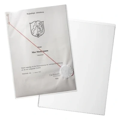 Image de Durable 213119 Etui Souple de Protection pour Document Format A4 210 x 297 mm Sachet 10