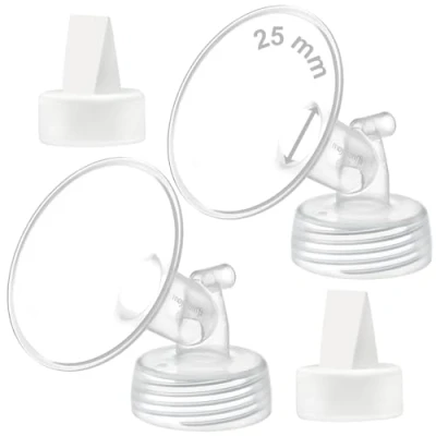 Image de Maymom Bride de 25 mm et Valve en bec canard compatibles avec Spectra S1 S2 9 Plus Pièces pompe Flange