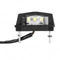 Image de EBTOOLS 12V Universelle Moto Modifiée LED Plaque D&#039;immatriculation Lumière Mini feu Arrière Blanche
