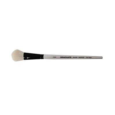 Image de Daler Rowney 212152075 Kit De Loisirs Créatifs Pinceau Ovale Graduate en Poils Blancs Chèvre pour Effet Badigeon Taille 3/4