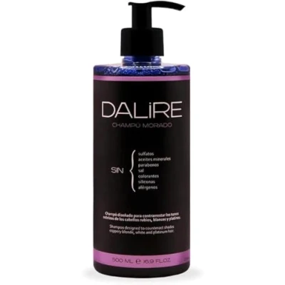 Image de DALIRE BIO shampooing MATIZANT violet SANS SULFATES ni SILICONES EFFET DÉTOX Recommandé par les DERMATOLOGUES