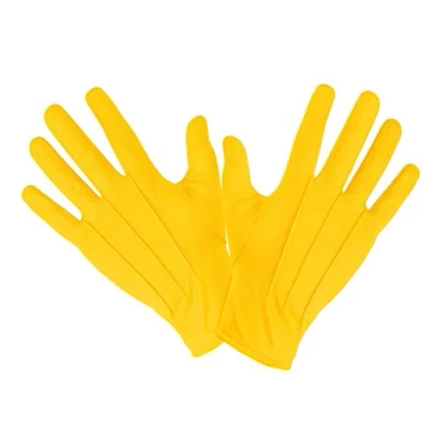 Image de Widmann AC0812/JAUNE Gants polyester jaune adulte t. unique qualite superieure 22 cm