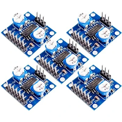 Image de TECNOIOT 5pcs PAM8406 Digital Amplifier Board 5Wx2 Stereo with Volume Potentiometer