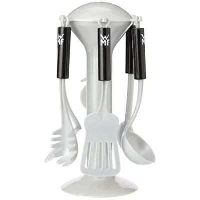 Image de Theo Klein 9438 WMF Carrousel pour ustensiles I accessoires cuisines jouets Solide support de cuisine, comprenant couverts, roulette à pizza, spatule et beaucoup plus encore ... Jouet enfants partir trois ans