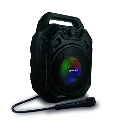 Image de Metronic 477188 Enceinte Mini High Power Bluetooth avec Micro Noire