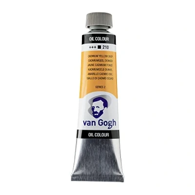 Image de Van Gogh Huile 40 ml n 210 Jaune de cadmium foncé