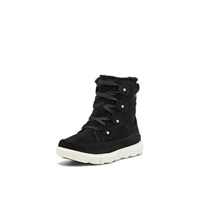 Image de Sorel Explorer NEXT JOAN WP Bottes de neige, Femme, Taille: 39.5, Black Suède