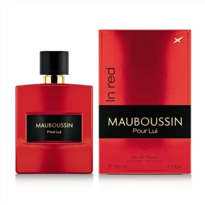 Image de Mauboussin Pour Lui In Red 100ml Eau de Parfum Homme Senteur Boisée &amp; Épicée