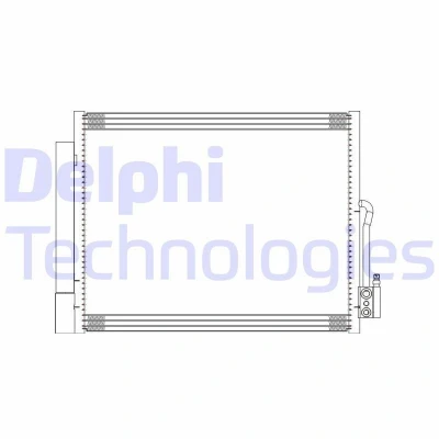 Image de DELPHI CF20294 Condenseur De Clim avec déshydrateur 12 9 496 OPEL: Meriva B