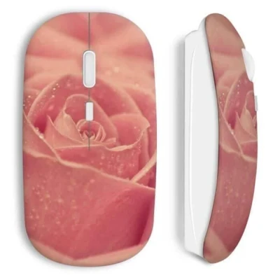 Image de Souris sans fil Rose design