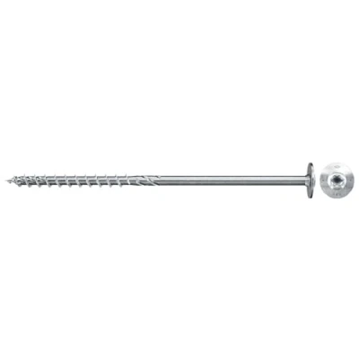 Image de Fischer Vis de charpente PowerFast FPF II WTP 8,0x340 revêtement zingué, Filetage partiel, tête Disque avec Empreinte Torx/Boîte 50