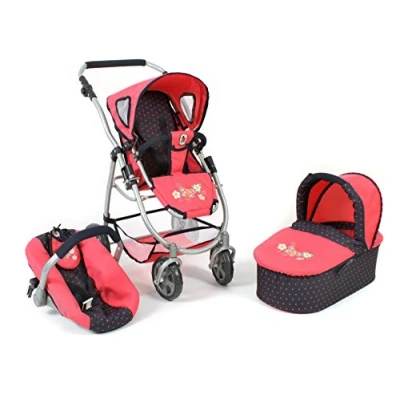 Image de Bayer Chic 2000 637 11 3 en 1 Combi Emotion Tout Un, Pois, Bleu/Corail