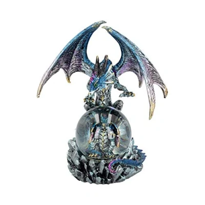 Image de Nemesis Now Azul Oracle Boule à Neige en résine Bleu 19 cm
