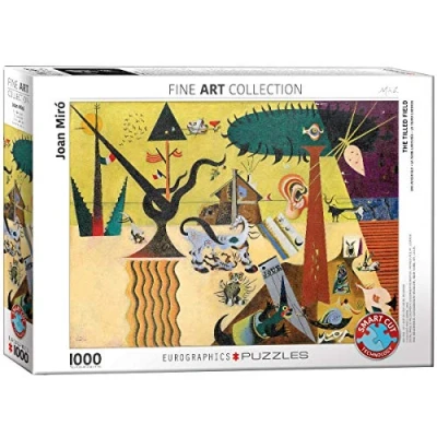 Image de Eurographics Puzzle JOAN MIRO THE Tilled Field 1000 Teile pour enfants, Taille: One Size, Multicoloured