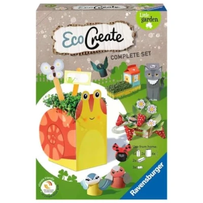 Image de Ravensburger EcoCreate Eco responsable Recyclage Jouets Fabrication objets Plantations d&#039;intérieur Loisir créatif Activité détente et créative Dès 6 ans 18441
