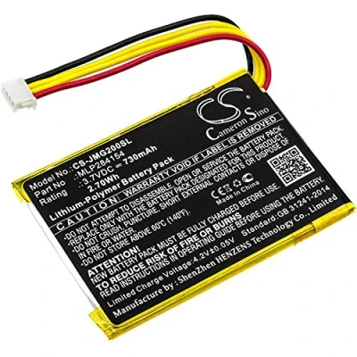 Image de TECHTEK Batteries 730mAh Compatible avec [JBL] Go 2, 2H remplace GO2/MLP284154, MLP284154