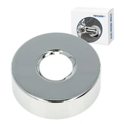 Image de tecuro Rosace filetée (3/4) Ø 27 mm x 80 hauteur 20 mm, laiton chromé