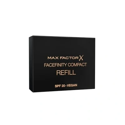 Image de Max Factor Facefinity COMPACT Recharge de fond teint chaud Porcelain 031, pour un fini mat avec une tenue jusqu&#039;à 24 h, végétalien