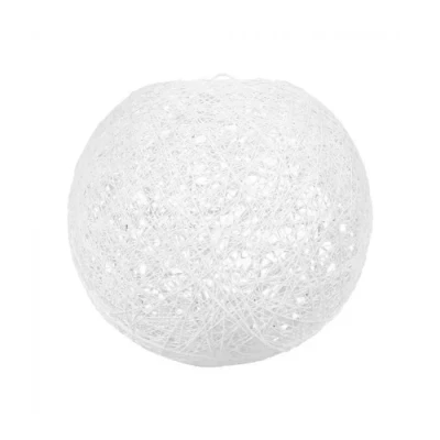 Image de LUM&amp;CO Abat jour suspendu en forme de boule, blanc, 20 x 19 cm