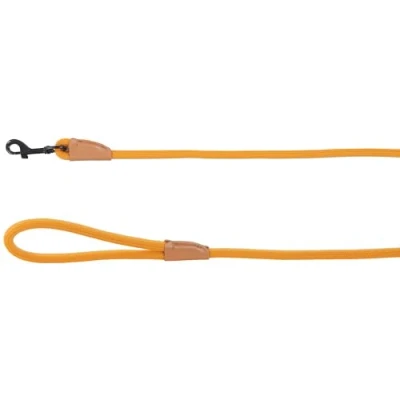 Image de Flamingo Laisse pour Chiot Malibu Ocre 130cm 10mm Mousqueton avec Finition Mate Noire