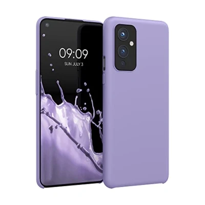 Image de kwmobile Housse Compatible avec OnePlus 9 (EU/NA Version) Coque de téléphone Protection Souple en TPU Silicone Violet Clair