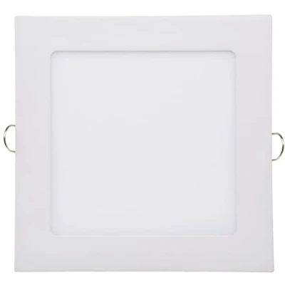 Image de ChiliTec Panneau lumineux LED au plafond encastrable I carré 12 30 cm 230 V 6 24 W Avec transformateur mm plat Couleur de la lumière choix (blanc neutre, 17 x cm)