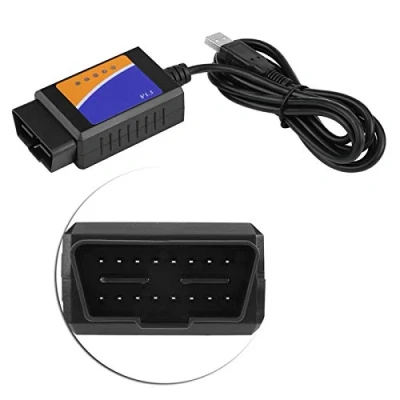 Image de EBTOOLS pour USB vers odb2 OBD2 cable to câble de Diagnostic, connecteur voiture V1.5 Scanner d&#039;interface Diagnostic OBD II outils système moteur